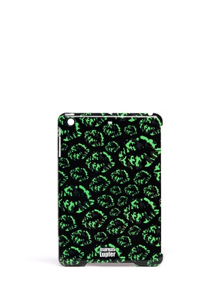 Main View - Click To Enlarge - MARKUS LUPFER - Camouflage smacker lip print iPad mini hard cover