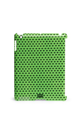 Main View - Click To Enlarge - MARKUS LUPFER - Smacker lip print iPad hard cover