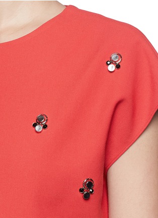 Detail View - Click To Enlarge - ELIZABETH AND JAMES - 'Colton' embellished cropped top 