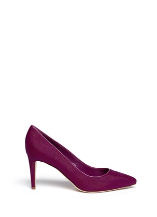 Main View - Click To Enlarge - SERGIO ROSSI - 'Matrix' dot suede pumps