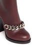Detail View - Click To Enlarge - GIVENCHY - Chain leather ankle boots