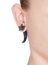 Figure View - Click To Enlarge - GIVENCHY - Star crystal shark tooth magnetic single earring