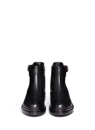 Figure View - Click To Enlarge - SERGIO ROSSI - Leather biker Chelsea boots