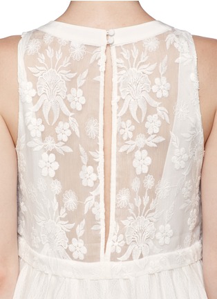 Detail View - Click To Enlarge - ELIZABETH AND JAMES - 'Shadia' floral embroidery dress
