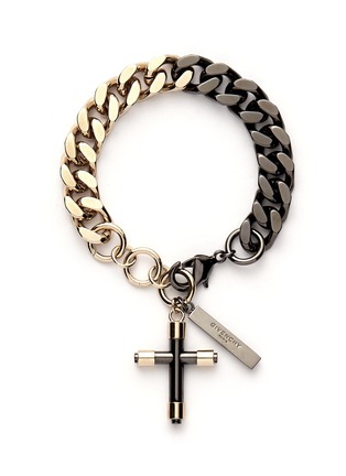Main View - Click To Enlarge - GIVENCHY - Cross pendant chain bracelet