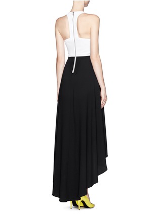 Back View - Click To Enlarge - ALICE & OLIVIA - Side cutout racer back maxi dress