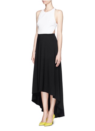 Figure View - Click To Enlarge - ALICE & OLIVIA - Side cutout racer back maxi dress