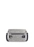 Back View - Click To Enlarge - PROENZA SCHOULER - PS11 mini tweed print leather bag