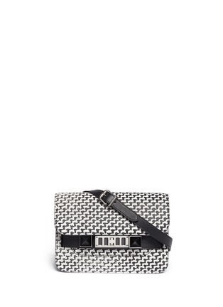 Main View - Click To Enlarge - PROENZA SCHOULER - PS11 mini tweed print leather bag