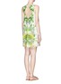 Figure View - Click To Enlarge - ALICE & OLIVIA - 'Trina' sunburst balm print open back dress