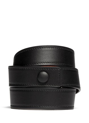 Back View - Click To Enlarge - GIVENCHY - Obsedia triple wrap leather bracelet