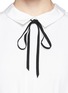 Detail View - Click To Enlarge - ALICE & OLIVIA - Neck tie box pleat dress