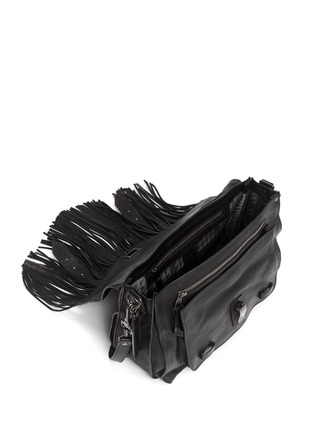 Detail View - Click To Enlarge - PROENZA SCHOULER - PS1' medium fringe leather satchel