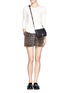 Figure View - Click To Enlarge - ELIZABETH AND JAMES - 'Alistaire' leopard print shorts