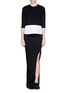 Figure View - Click To Enlarge - THEORY - 'Harmona' cropped sweater