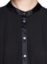 Detail View - Click To Enlarge - ELIZABETH AND JAMES - 'Lynde' satin collar chiffon blouse