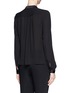 Back View - Click To Enlarge - ELIZABETH AND JAMES - 'Lynde' satin collar chiffon blouse