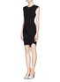 Figure View - Click To Enlarge - ELIZABETH AND JAMES - 'Warren' ruched seam jersey dress