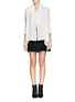 Detail View - Click To Enlarge - ALICE & OLIVIA - 'Izzy' raccoon fur collar cardigan 