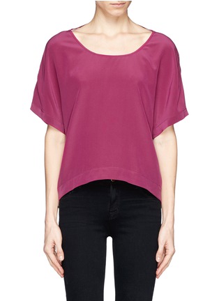Main View - Click To Enlarge - ELIZABETH AND JAMES - 'Gale' silk crepe top