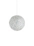 Main View - Click To Enlarge - SHISHI - Allover bell Glitter Ball Christmas ornament - Silver