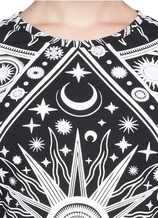 Detail View - Click To Enlarge - KTZ - Solar system puff print dress