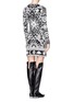 Back View - Click To Enlarge - KTZ - Solar system puff print dress