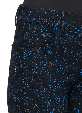 Detail View - Click To Enlarge - PROENZA SCHOULER - Splash print skinny jeans