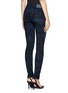 Back View - Click To Enlarge - PROENZA SCHOULER - Splash print skinny jeans