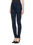 Front View - Click To Enlarge - PROENZA SCHOULER - Splash print skinny jeans