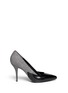 Main View - Click To Enlarge - ALEXANDER WANG - 'Cicely' textured dot leather pumps