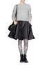 Figure View - Click To Enlarge - KTZ - Bomber flare skirt
