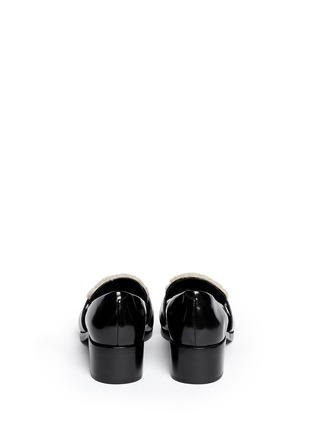 Back View - Click To Enlarge - 3.1 PHILLIP LIM - 'Quinn' shearling vamp leather loafers