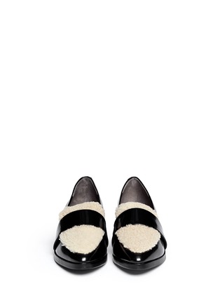 Figure View - Click To Enlarge - 3.1 PHILLIP LIM - 'Quinn' shearling vamp leather loafers