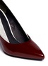 Detail View - Click To Enlarge - ALEXANDER WANG - 'Cicely' textured leather colourblock pumps