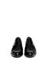 Figure View - Click To Enlarge - ALEXANDER WANG - 'Morgan' criss cross leather slip-ons