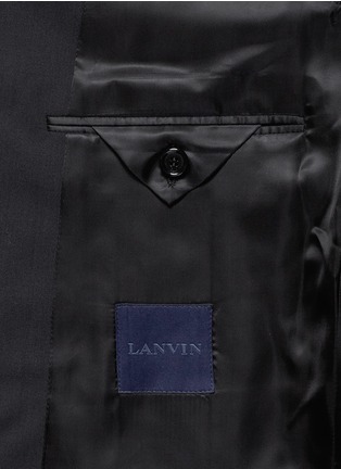  - LANVIN - Peaked lapel wool blazer