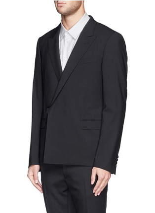 Front View - Click To Enlarge - LANVIN - Peaked lapel wool blazer