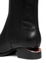 Detail View - Click To Enlarge - ALEXANDER WANG - 'Anouck' cutout heel leather Chelsea boots