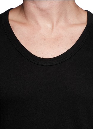 Detail View - Click To Enlarge - T BY ALEXANDER WANG - Scoop neck T-shirt