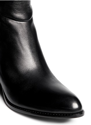 Detail View - Click To Enlarge - ALEXANDER WANG - Sigrid' cutout heel leather boots