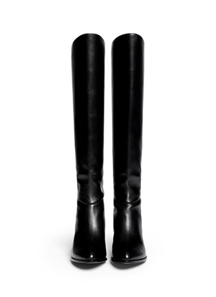 Figure View - Click To Enlarge - ALEXANDER WANG - Sigrid' cutout heel leather boots