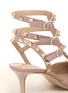 Detail View - Click To Enlarge - VALENTINO GARAVANI - Rockstud caged leather pumps