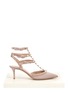 Main View - Click To Enlarge - VALENTINO GARAVANI - Rockstud caged leather pumps