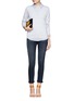 Figure View - Click To Enlarge - J BRAND - Cotton-blend skinny jeans