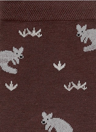 Detail View - Click To Enlarge - HANSEL FROM BASEL - 'Kangie' crew socks