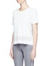 Front View - Click To Enlarge - CALVIN KLEIN PERFORMANCE - Perforated performance T-shirt