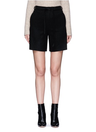 Main View - Click To Enlarge - MO&CO. EDITION 10 - Relaxed fit felt shorts
