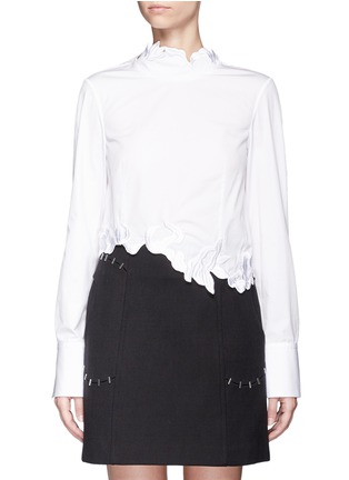 Main View - Click To Enlarge - 3.1 PHILLIP LIM - Floral embroidered cropped top