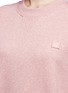 Detail View - Click To Enlarge - ACNE STUDIOS - 'Yana' emoticon patch fleece lined sweatshirt